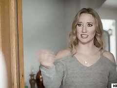 Blonde stepmom involving consolidated tits fucked wits stepson